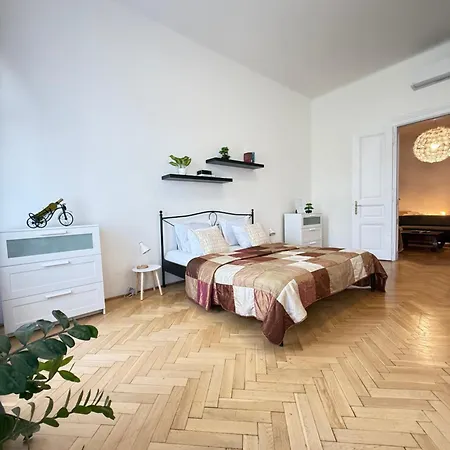 Spacious 100 Sqm Apartment In Old Town On Hviezdoslav Square For Business And Groups Lägenhet